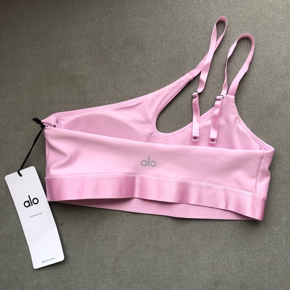 Alo Yoga Airlift All Nighter Bra Sugarplum Pink S - Picture 10 of 15